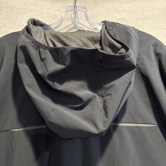 Under Armour Windbreaker Storm Hoodie Mesh Lined Black Mens XXL Outdoor Full Zip - Picture 9 of 16